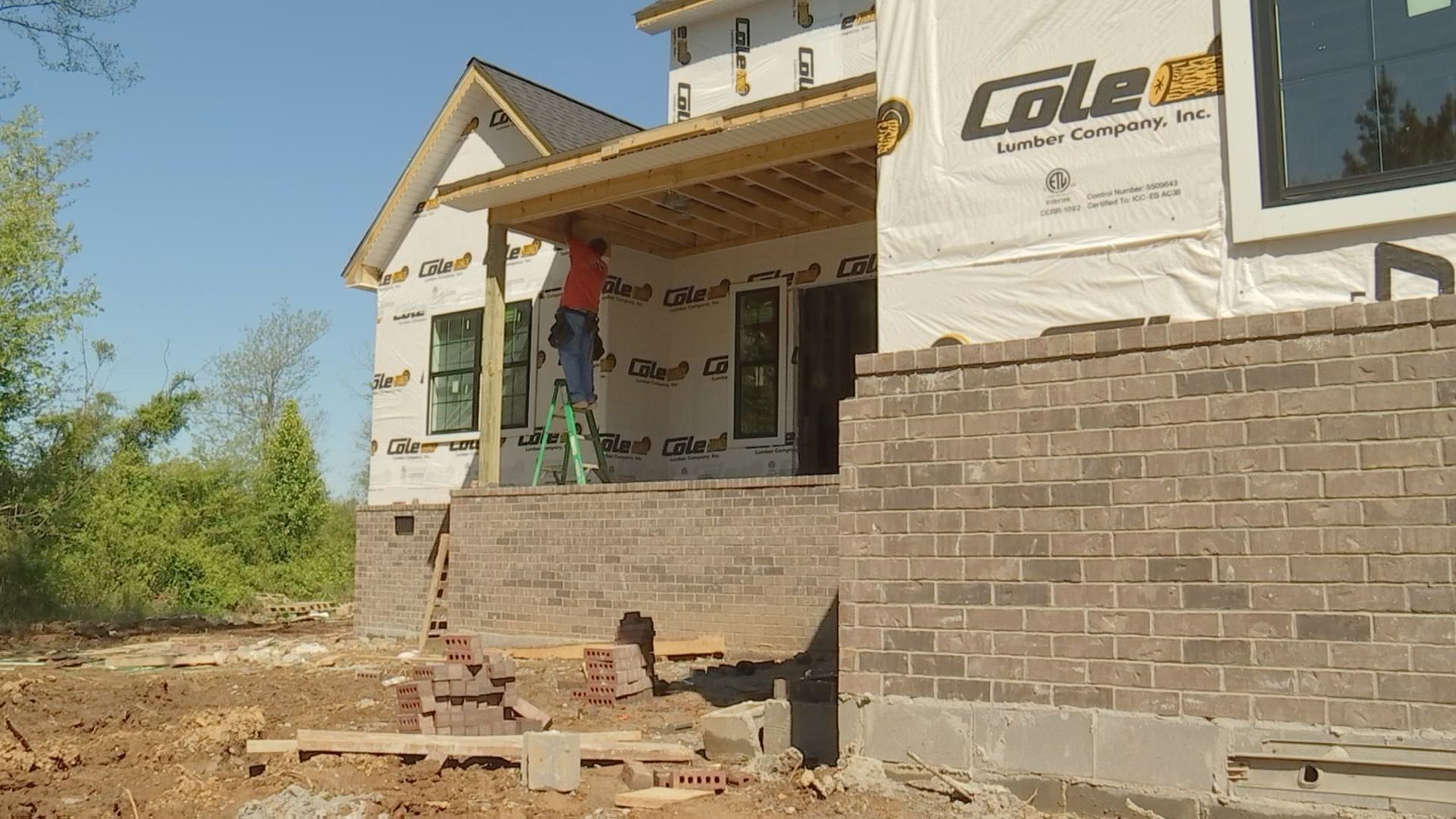 2020 dream home rear of house 4/21